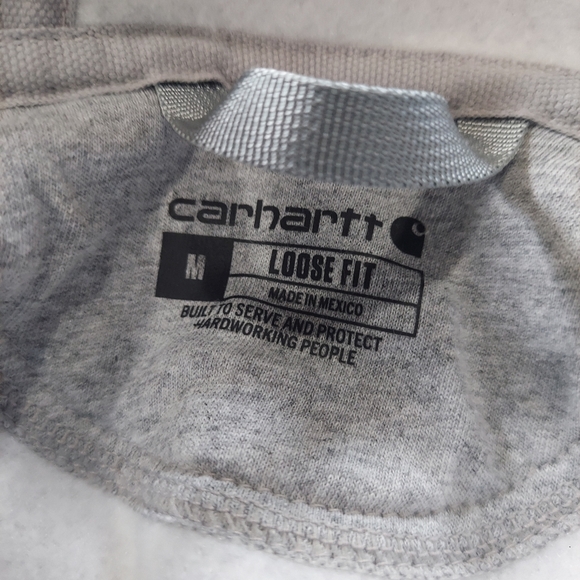 NWOT Carhartt Loose Fit Gray Hoodie - Picture 4 of 4